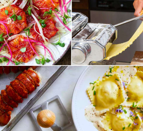 Dallas Cooking Class: Romantic Lobster Ravioli Dinner - Date Night