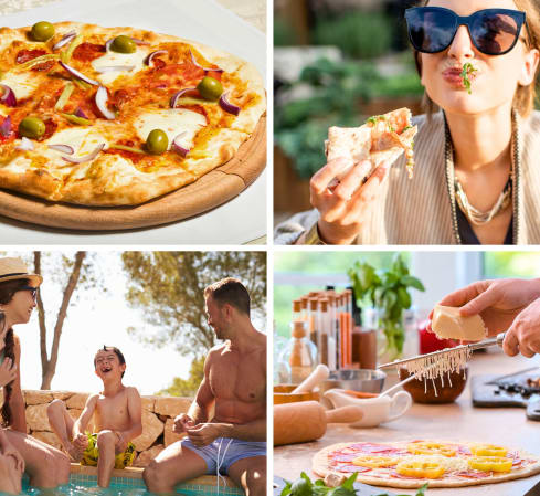 Los Angeles Private Chef Meal: Epic Pizza Pool Party