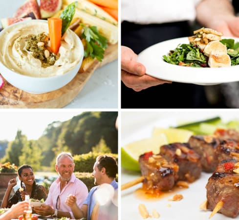 Los Angeles Private Chef Meal: Mediterranean Poolside Menu