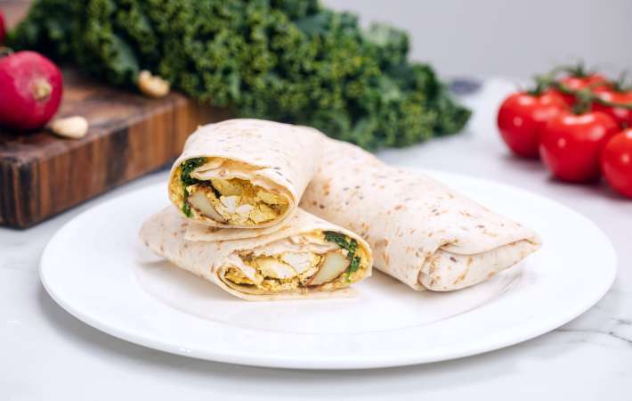vegan breakfast burrito is a hearty savory vegan breakfast