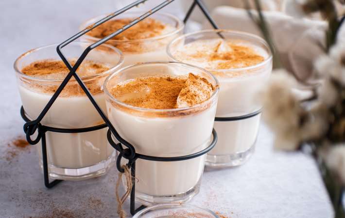 light and creamy agua de horchata is a refreshing gluten free party snack
