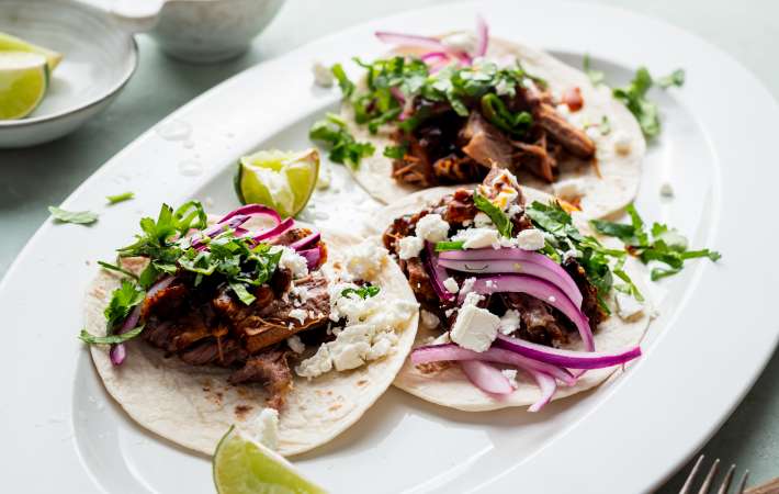 brisket tacos are a delicious and flavorful easy steak dinner idea