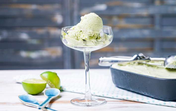 avocado ice cream is a luscious gluten free frozen treat