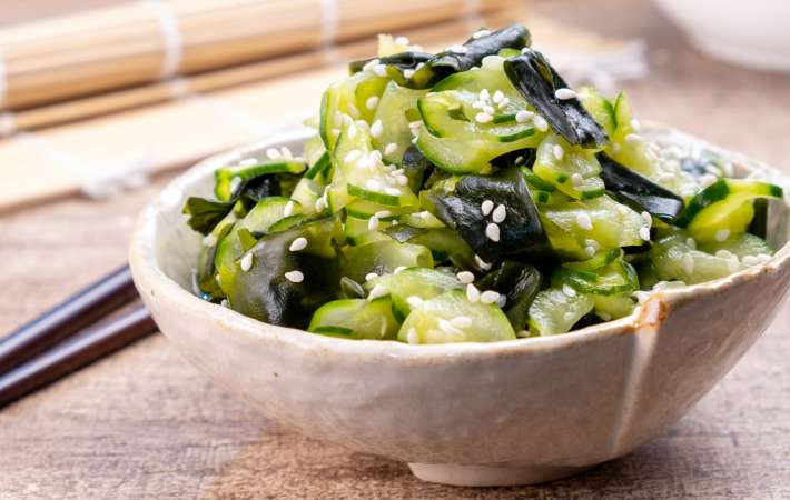 japanese cucumber salad is a light and refreshing easy healthy appetizer