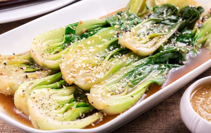 bok choy stir fry is a simple and healthy keto lunch idea