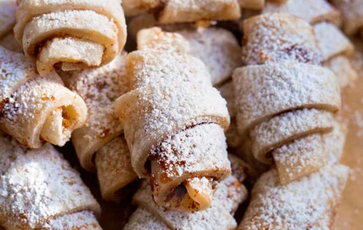 vegan rugelach is a sweet traditional holiday vegan treat