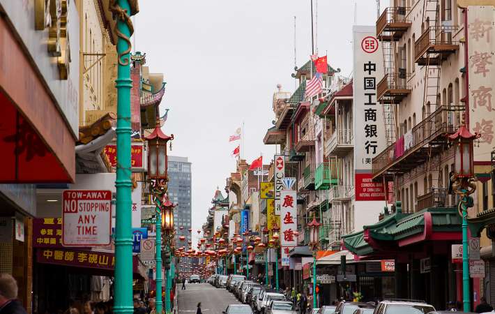 streets of chinatown, san francisco