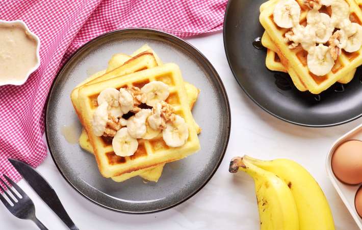 sourdough waffles are a unique twist on the traditional waffle recipe