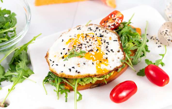 sweet potato toast is a sweet and savory make ahead christmas breakfast dish