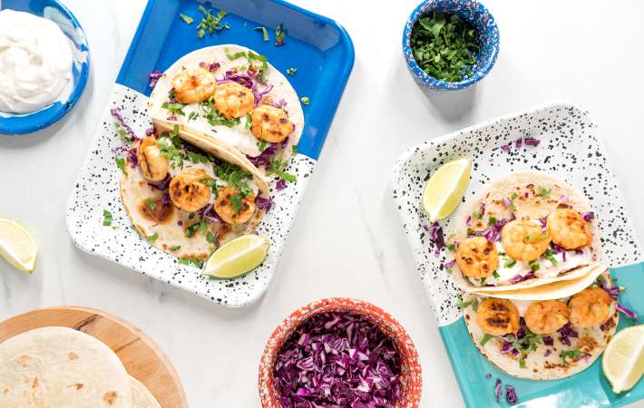 grilled shrimp tacos are a succulent mexican dinner idea