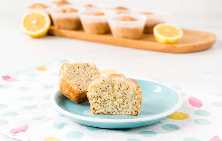 have a bright christmas breakfast with lemon poppy seed muffins