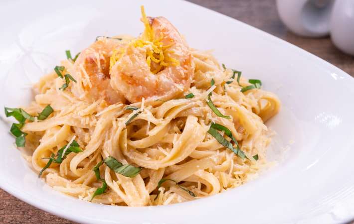 Garlic Butter Shrimp Pasta Recipe | Cozymeal
