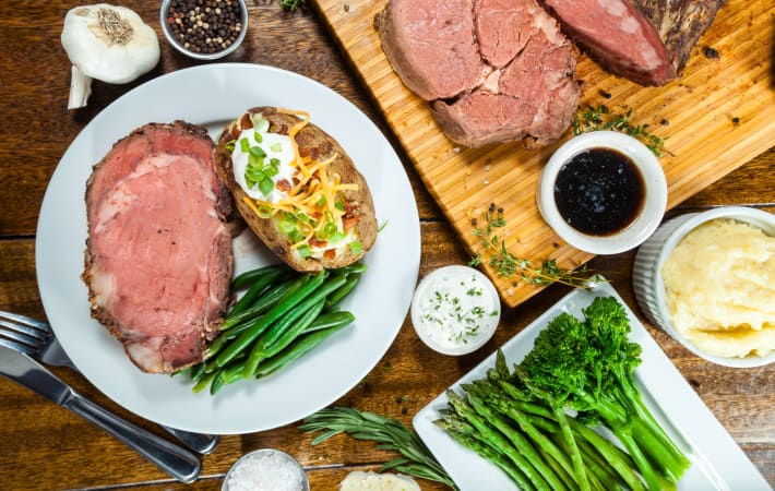 house of prime rib dressing House of Prime Rib's beefy feasts are still a splurge-worthy event as  takeout