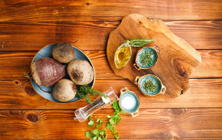 how to cook beets in the oven whole