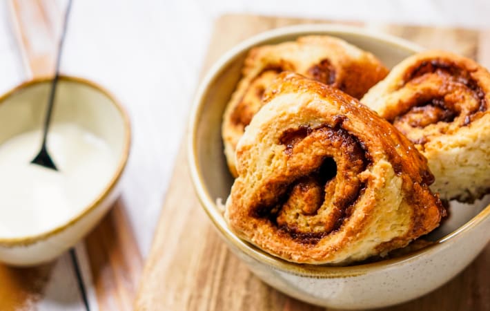 gluten free cinnamon rolls are soft, fluffy and easy to make