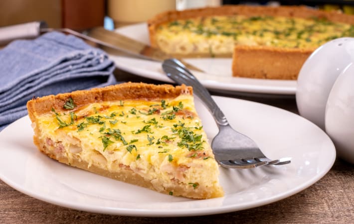 keto quiche is a creamy and flavorful gluten free breakfast