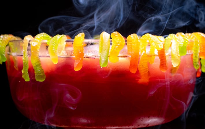 halloween punch is fruity and sweet