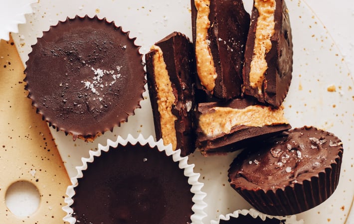 easy homemade peanut butter cups are a delicious halloween dessert