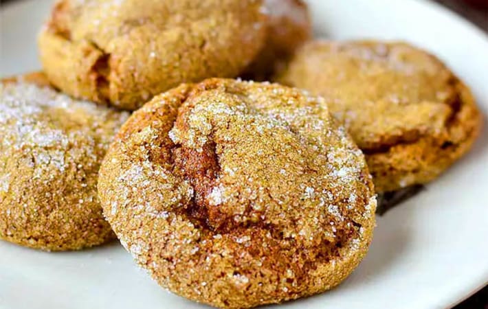 soft batch apple cider ginger snap cookies warm the soul with cozy spices and ginger