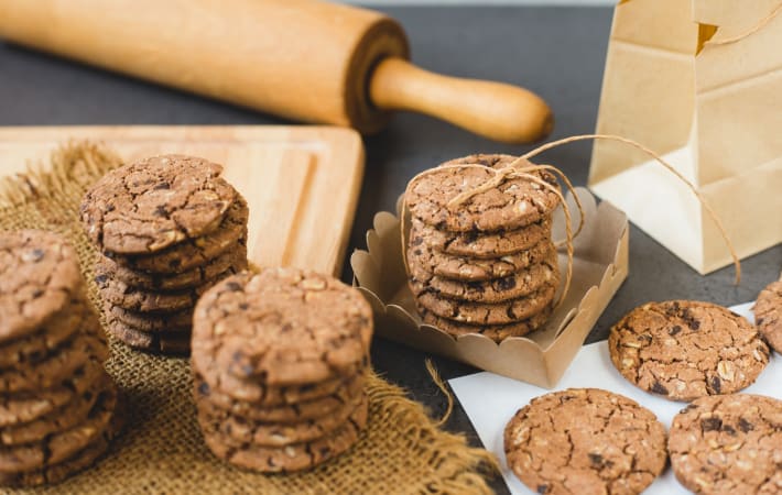 Christmas Baking: Mixing bowl with Cookie Dough Laser Die Cut