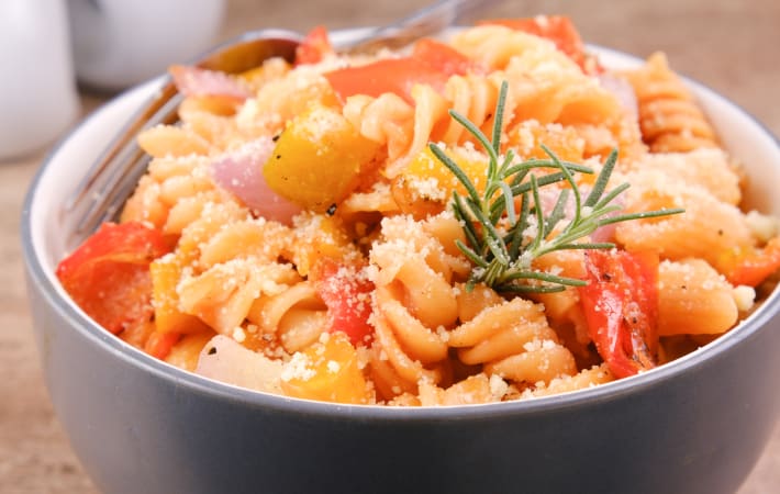 Roasted Vegetable Pasta Recipe | Cozymeal - Easy Roasted Vegetable Pasta Fillings