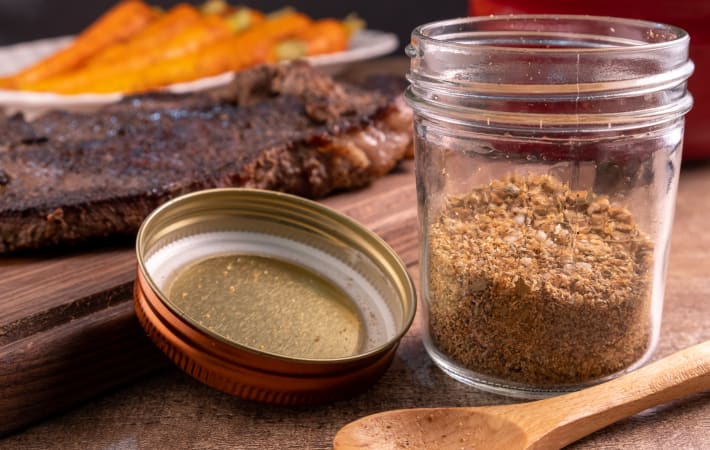 Salt rub steak online