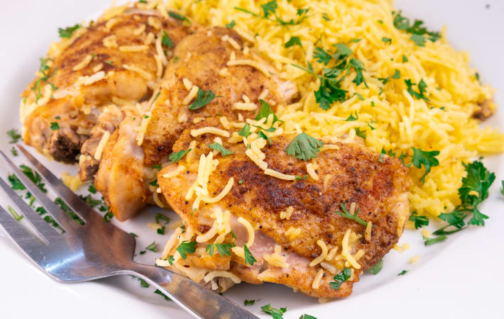 Chicken and Yellow Rice Recipe | Cozymeal