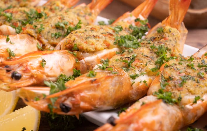 Baked Stuffed Shrimp Recipe | Cozymeal