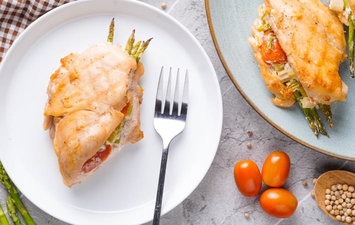 Asparagus Stuffed Chicken Recipe | Cozymeal