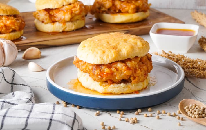 Honey Butter Chicken Biscuit Recipe | Cozymeal