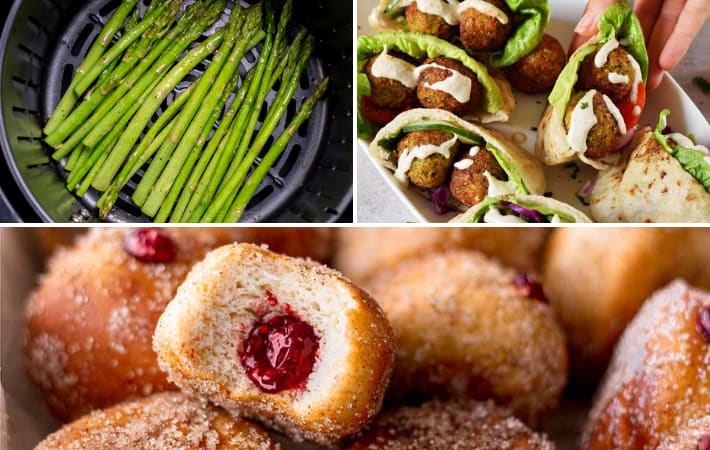 A Vegan Holiday Dinner and Dessert for Two in Your Air Fryer Oven - Healthy  Little Vittles