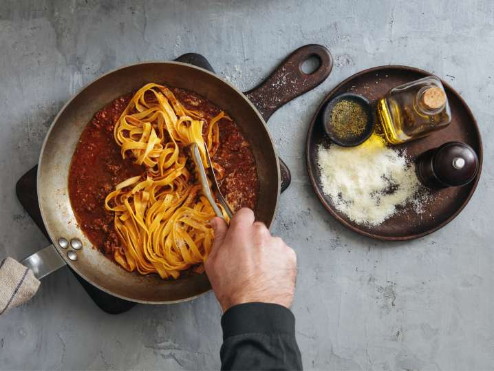 Make Fresh Tagliatelle Bolognese