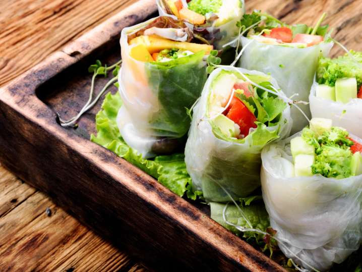 Make Thai-Style Vegetable Spring Rolls