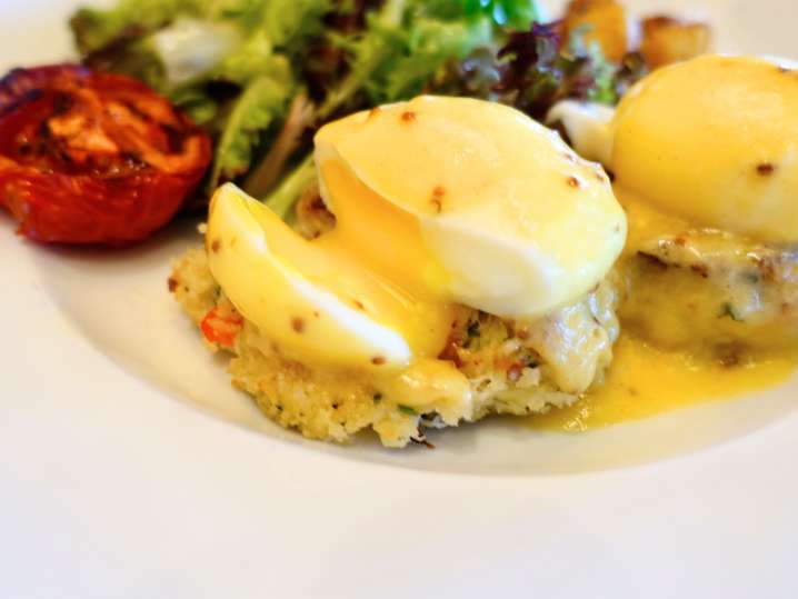 Crab Cake Benedict Brunch