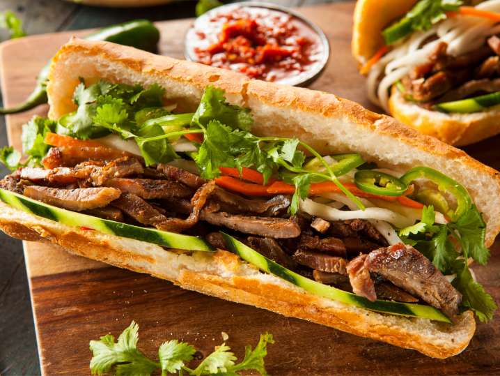 Vietnamese Bahn mi Sandwiches