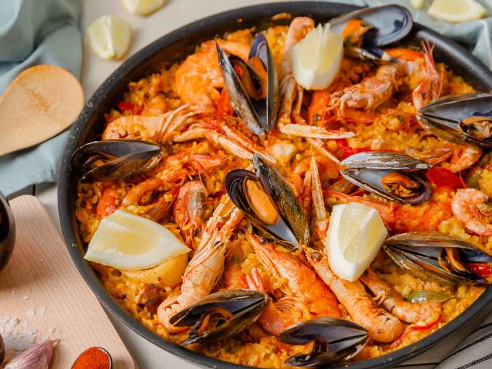 Authentic Seafood Paella