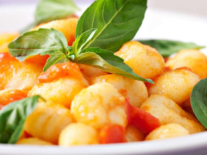 Homemade Tomato Basil Gnocchi