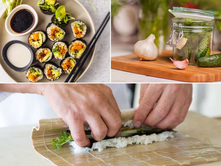 Make Tempura Pickles and Sushi Rolls With Chef Jesse