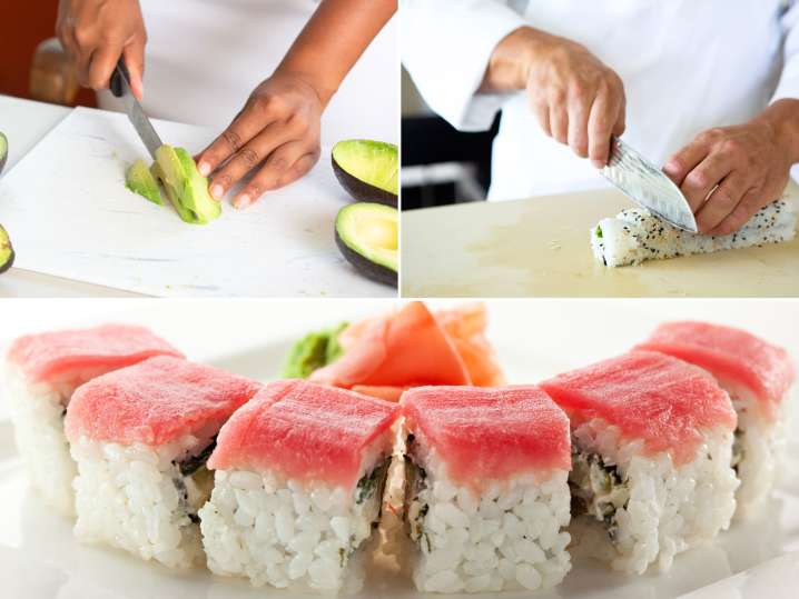 Handmade Sunset Rolls With Chef Olivia