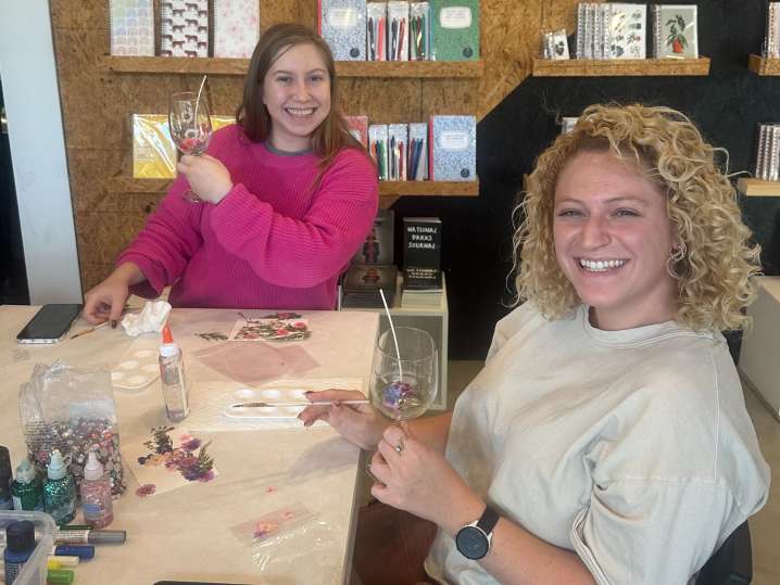 Candle Making & Wine Glass Painting
