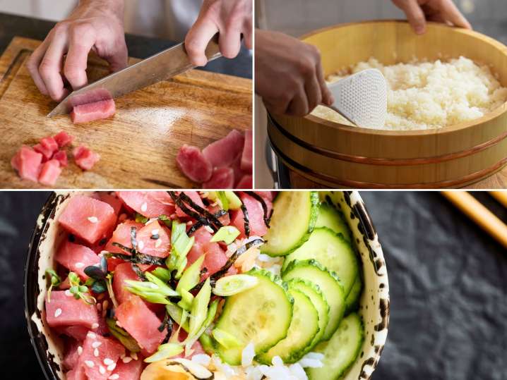 Make Poke Bowl With Chef Jun