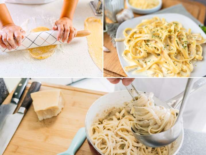 Homemade Fettuccine Alfredo With Chef Terry
