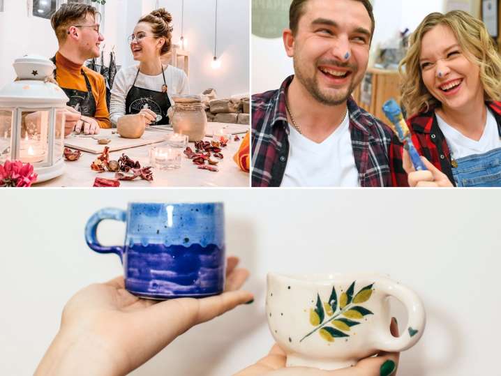 Pottery and Painting for Couples - River North
