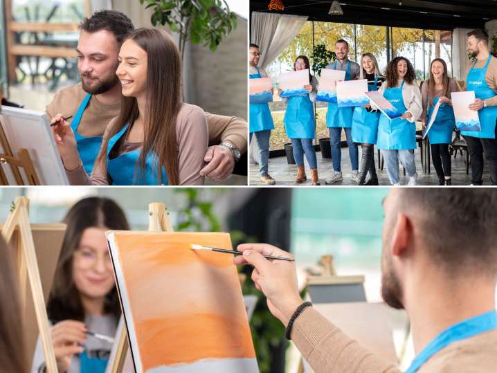 Private Paint and Sip Party in San Francisco