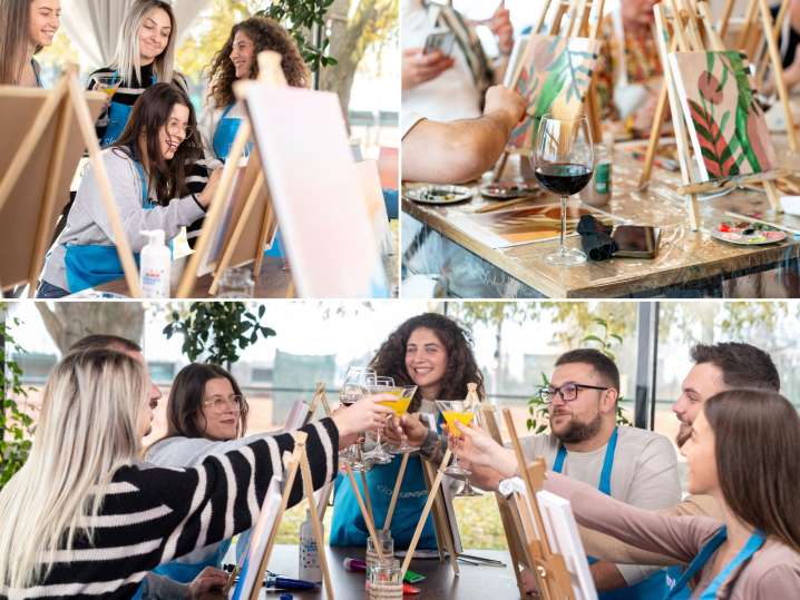 Private Paint and Sip Party in Los Angeles
