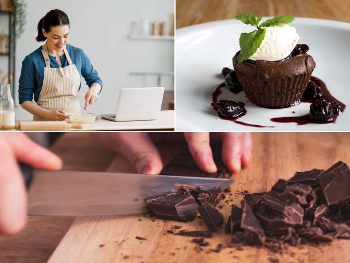 Authentic French Mi-Cuit Chocolate Cake