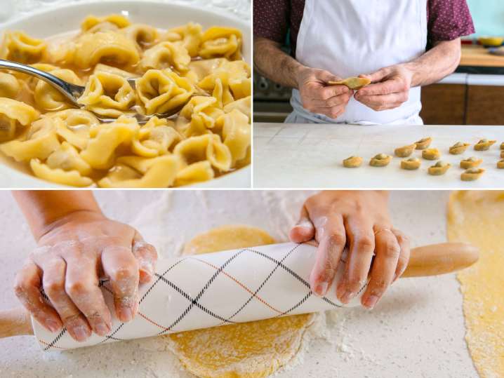 Handcraft Authentic Tortellini en Brodo
