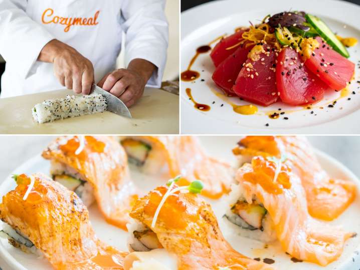 Make Nigiri, Sashimi and Maki