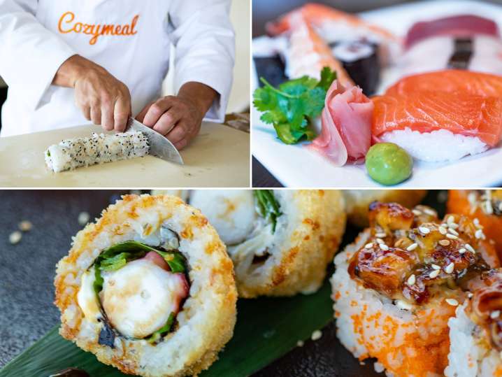Luxurious Sushi Made by Hand