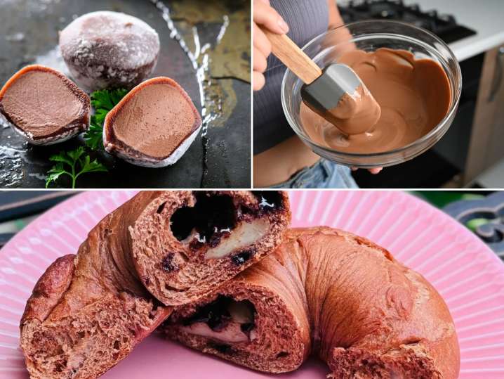 Magic Chocolate Mochi Bagels